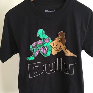 Exclusive DULU x Kapa Champion t shirt size S